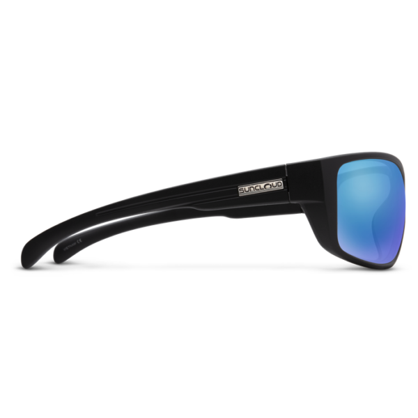 MILESTONE MATTE BLACK SUNCLOUD Polarized Optics