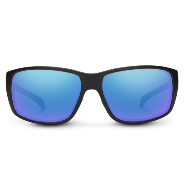 milestone-sunglasses_matteBlack-polarizedBlueMirror_FLAT